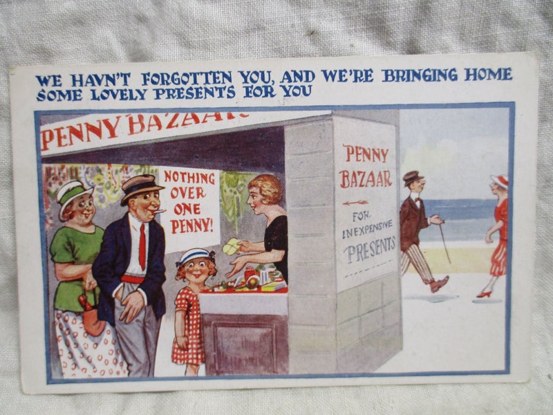 PC 8119 - Artist Comic Postcard - Havn't Forgotten Carousel 1