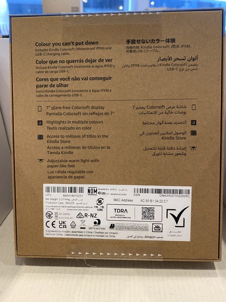 Amazon Kindle Colorsoft (16 GB) eReader 7 inch + Afterpay Carousel 9