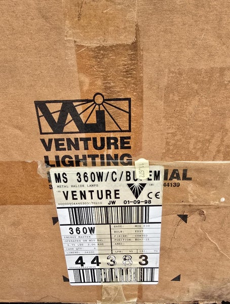 360w Mercury Vapor Lamp Bulbs-6 pack $1 reserve (14 N) Carousel 9