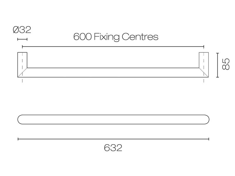Tube 600 Heated Towel Rail Matt Black 3 Pack *Excess Stock* Was $1546 Carousel 2