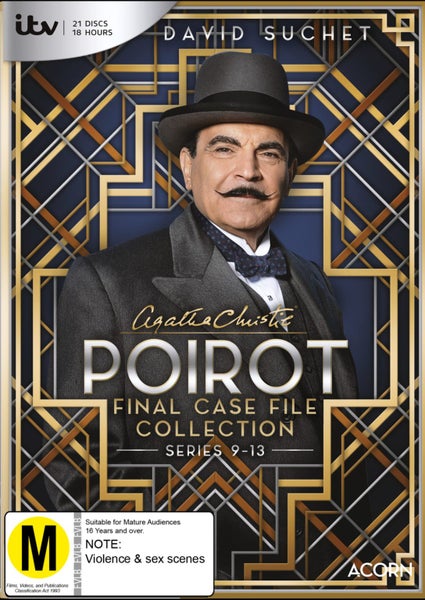 AGATHA CHRISTIE'S POIROT - FINAL CASE FILE COLLECTION [SERIES 9-13] (21DVD)