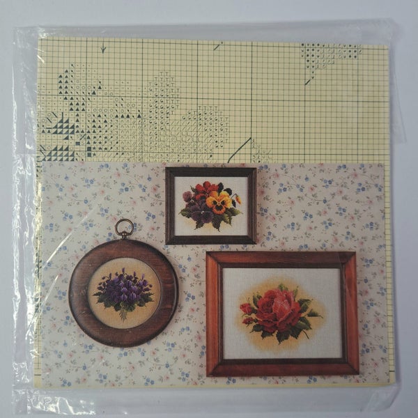 Lavender & Lace Tea Garden Cross Stitch Pattern Carousel 1