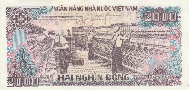 VIETNAM 1988 2,000 Dong banknote VF Carousel 2