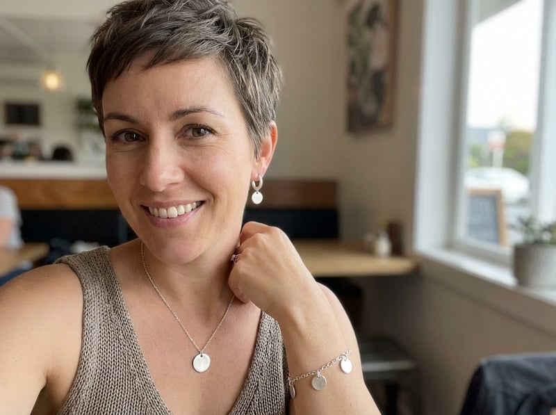 Luminous Horizon Disc Earrings Carousel 2