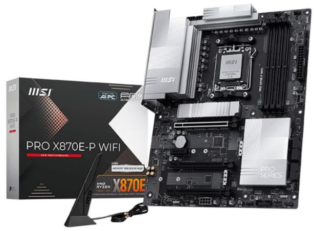afterpay - MSI PRO X870E-P WIFI X870E DDR5 AMD AM5 Ryzen ATX Motherboard Carousel 2