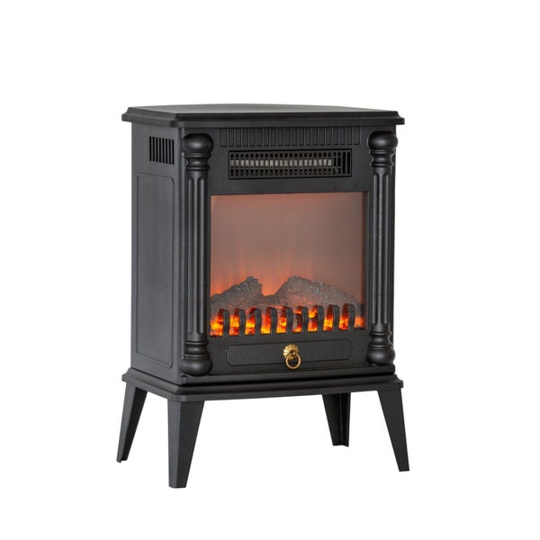 Lenoxx Electric Log Fireplace Heater With Overheat Protection Carousel 1