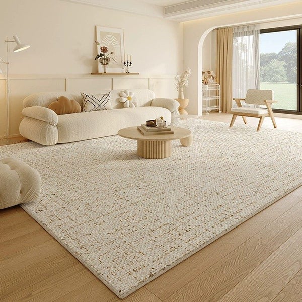 Area Rug 200x300cm Modern Minimalist Living Room Carpet - Soft Sand Beige Carousel 1