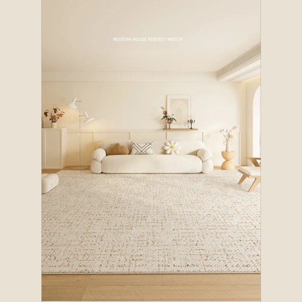 Area Rug 200x300cm Modern Minimalist Living Room Carpet - Soft Sand Beige Carousel 7