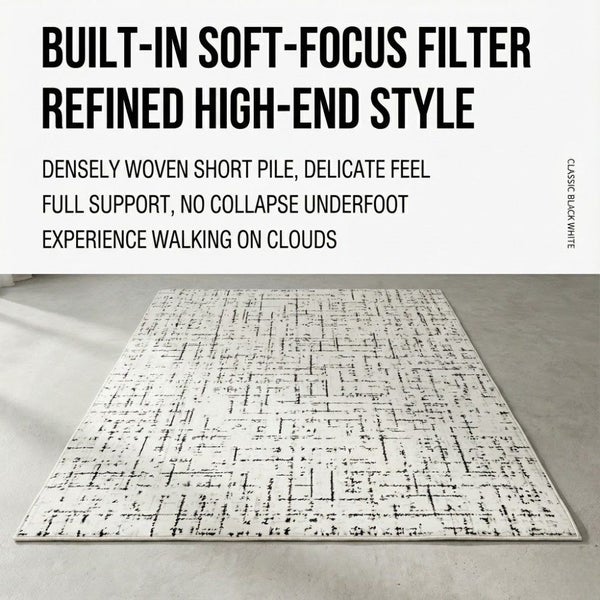 Area Rug 200x300cm Modern Minimalist Living Room Carpet - Modern Frost Carousel 2