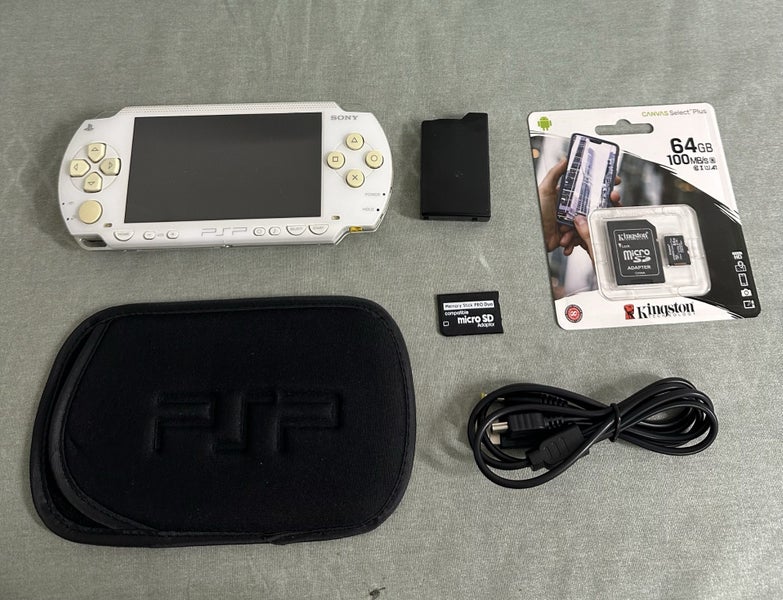 PSP 1000 – Ceramic White | 64GB | Fully Set Up64694819922947110