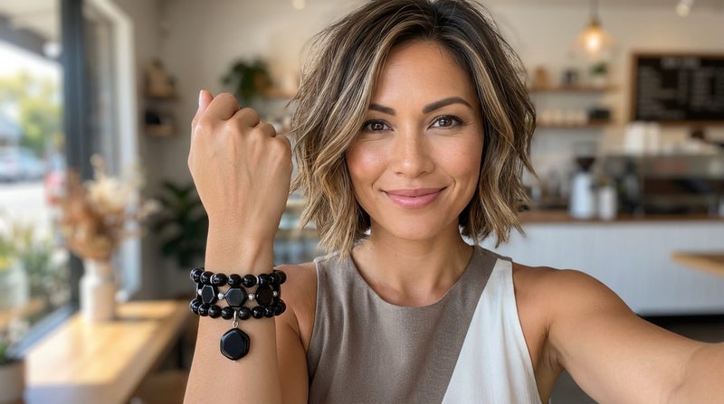 Handmade Bracelet Set: Czech Glass Carousel 2