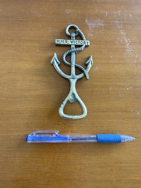 “H.M.S” Souvenir Brass Bottle Opener Carousel 1