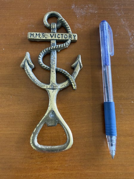 “H.M.S” Souvenir Brass Bottle Opener Carousel 2