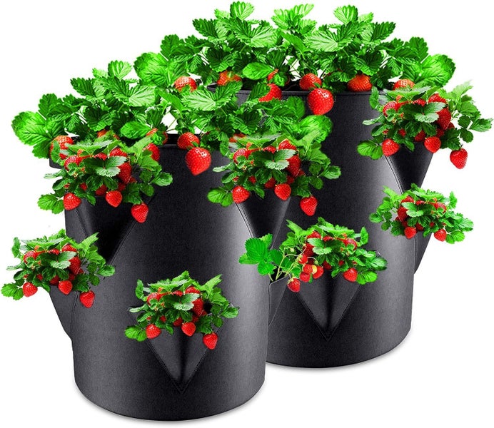 New 2PCS 10 Gallon Strawberry Grow Bag Sale Sale Carousel 1