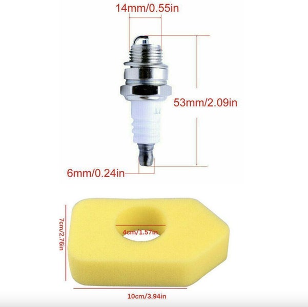 Carburetor Diaphragm Gasket Air Filter for Briggs Stratton 495770 795083 698369 Carousel 2