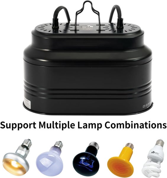 Dual Deep Dome Reptile Lamp Fixture on Afterpay64695243015937114