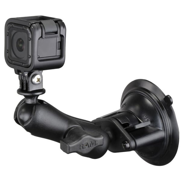 RAM Action Camera / GoPro Mount with Suction Cup Base - Medium Arm Carousel 1