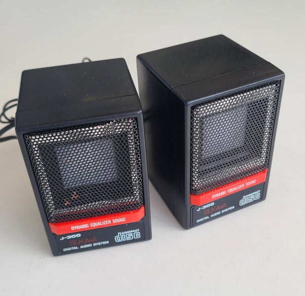 Vintage Uni-Tone Speakers J-300 Walkman Discman Retro Stereo Carousel 4