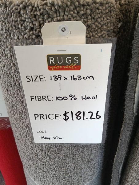 100% NZ Wool Carpet Offcut | 139 x 163cm Carousel 1