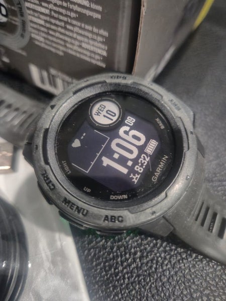 Garmin Instinct GPS Multisport Triathlon All Activity Indoor Outdoor Dry/Wet Use Carousel 2