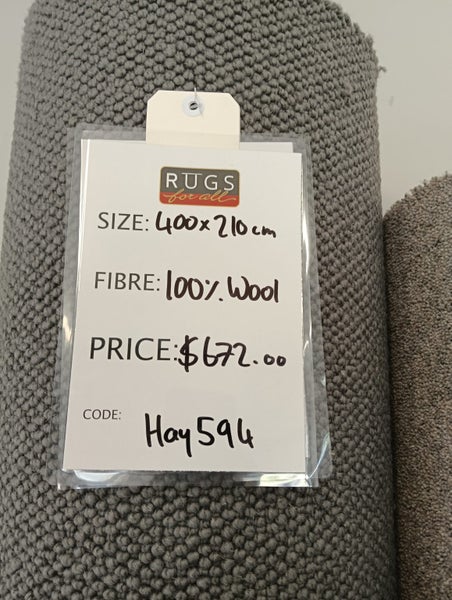 100% NZ Wool Carpet shortend | 400 x 210cm Carousel 1