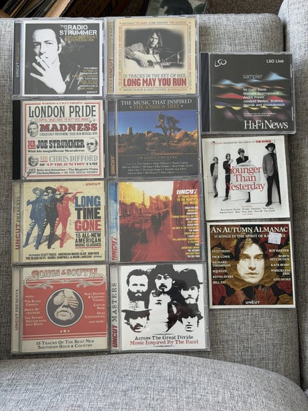 Uncut CD bundle x 10 + 1 HiFi News sampler CD Carousel 1