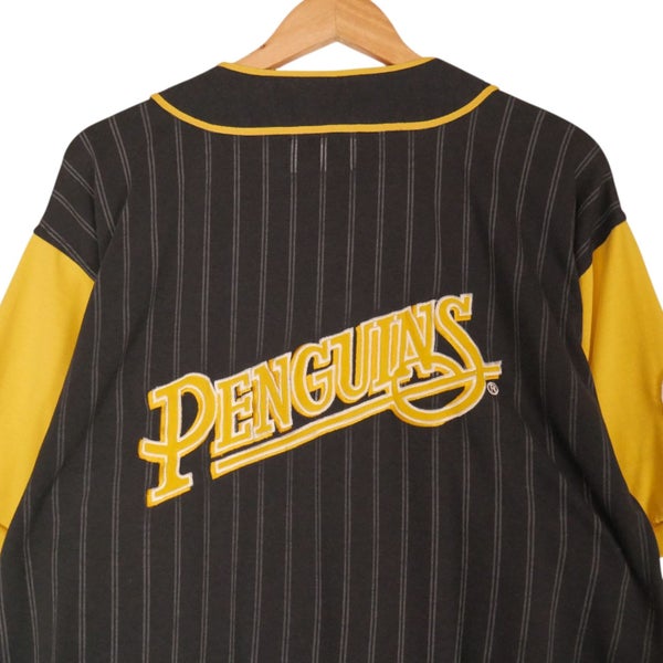 Vintage 90s Starter NHL Pittsburgh Penguins Baseball Jersey Top Large Carousel 5