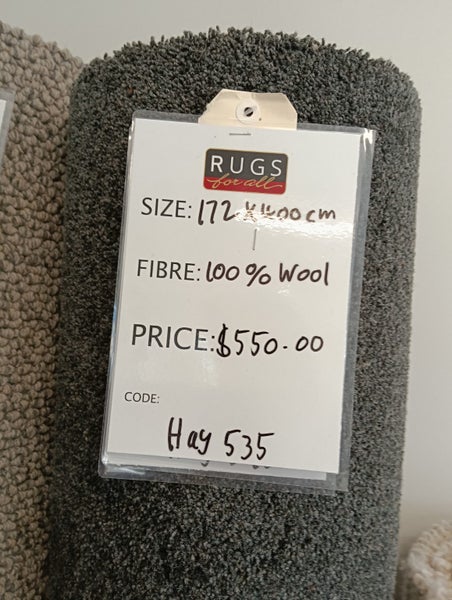 100% NZ Wool Carpet Offcut | 172 x 400cm Carousel 1