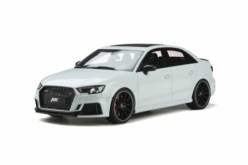 GT Spirit GT346 2019 Audi RS3 (8V) Sedan, Glacier White 1/18 Carousel 1
