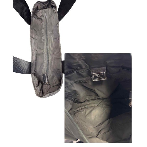 PRADA BLACK NYLON LARGE TOTE DESIGNER BAG + DUST BAG Carousel 4