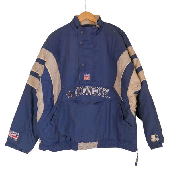 Vintage 90s NFL Dallas Cowboys Starter Puffer Jacket Large Carousel 1