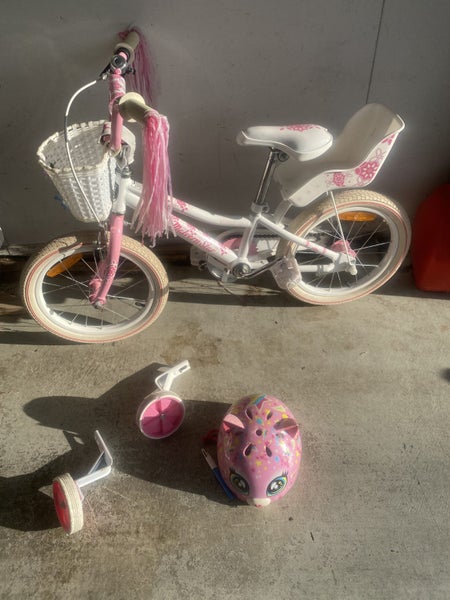 14" Kids bike "Malvern Star" + Helmet, Trainer wheels, Basket, Toy Seat64694355725953110