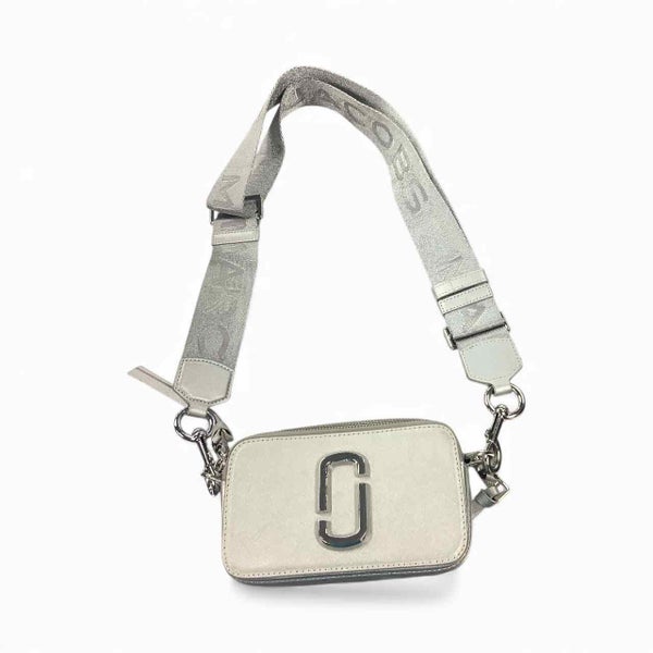 MARC JACOBS SNAPSHOT SILVER DESIGNER BAG Carousel 1