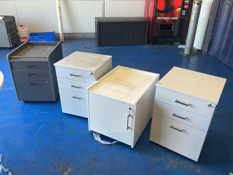 Bulk Quantity of Office Drawers and a cabinet Carousel 1