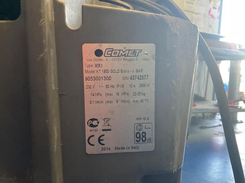 Comet KT 1800 Water Blaster Carousel 7