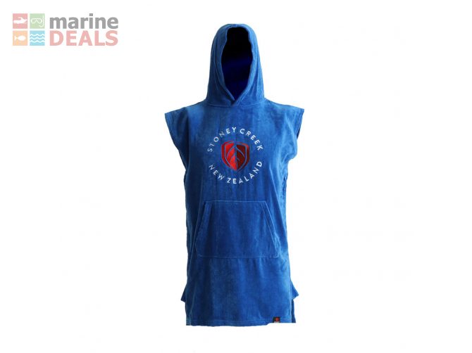 Stoney Creek Kids Towel Hoodie Strong Blue 6-10 Carousel 1