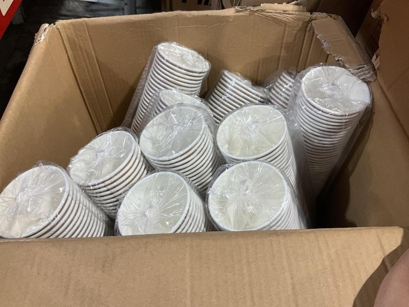 Bulk Assortment of Paper Takeaway Lids, Bases, Cups, Cup Holders Carousel 13