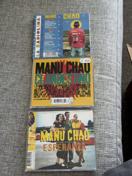 Manu Chao 3x CD bundle / bulk Carousel 2