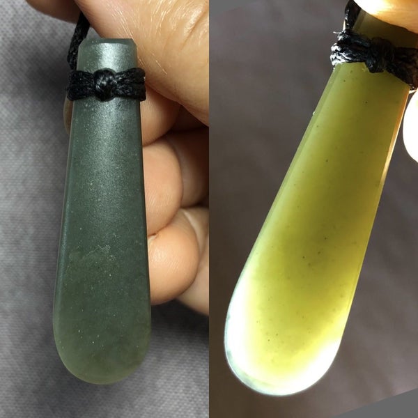 CRAZY 1 DAY AUCTION!!: 4.4cm NZ Greenstone Roimata Pendant, $1 Reserve Carousel 1