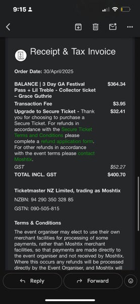 Rhythm And Vines Ticket, Lil Treble Camping64696570473859110