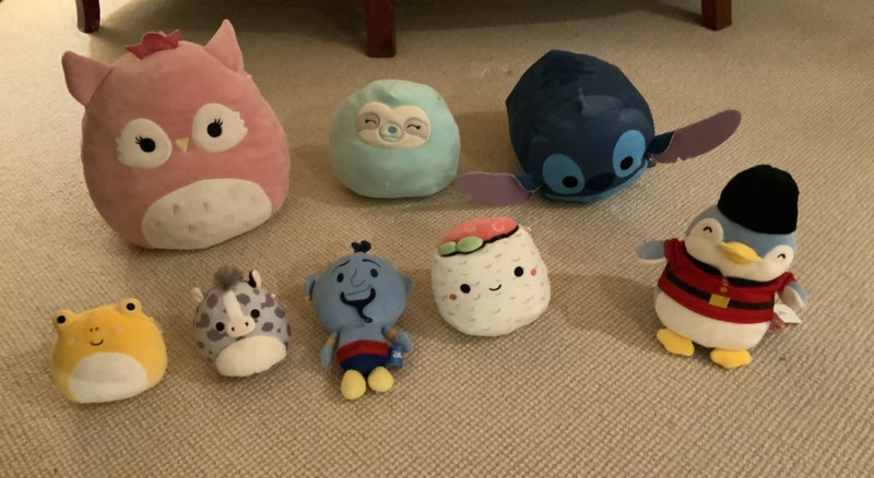 Amazing Bulk lot of SquishMallows in different sizes ( 8 in total ) Carousel 1
