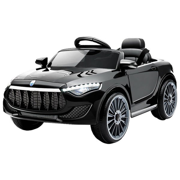 Rigo Kids Electric Ride On Car Toys Cars Horn Music Remote Control 12V Black Carousel 1