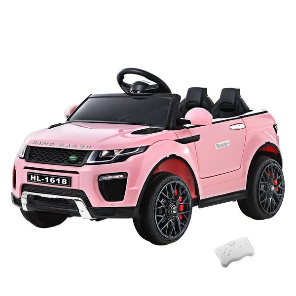 Rigo Kids Electric Ride On Car Range Rover-Inspired Toy Cars Remote 12V Pink Carousel 1