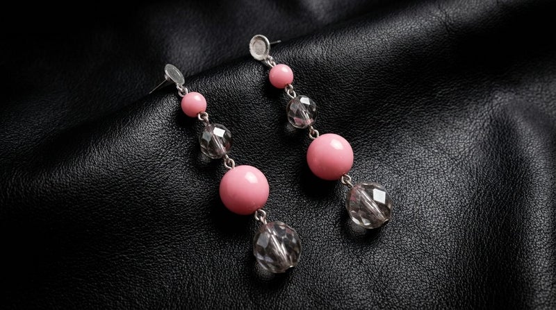 Czech Glass and Crystal Earrings Carousel 1