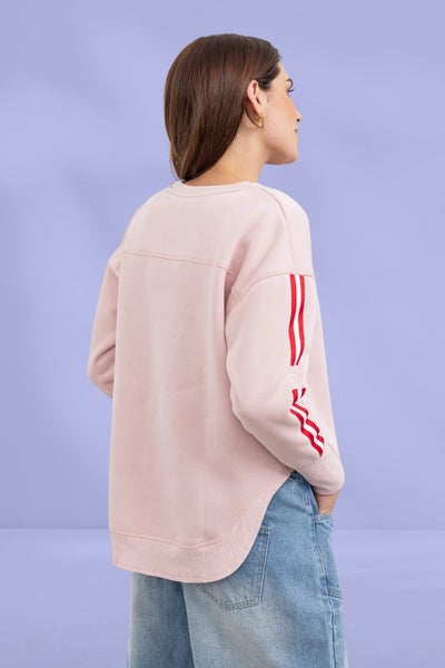 Moss Bianca Sweat Tee Pink Carousel 6