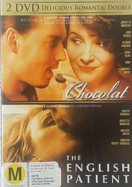 Chocolat / The English Patient DVD