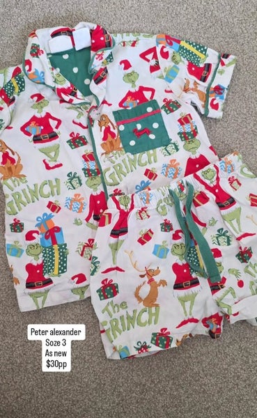 Peter alexander grinch pjs size 3 Carousel 1