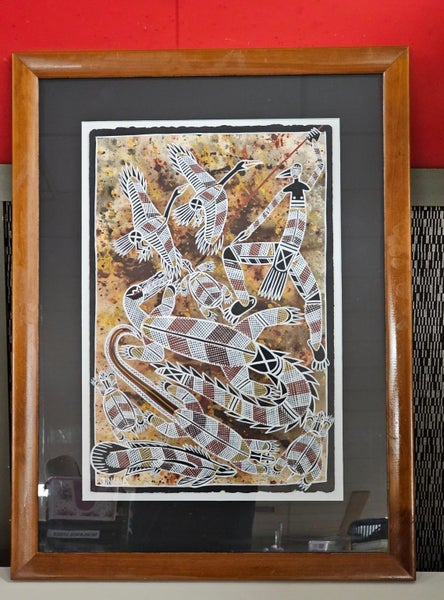 Searching for that statement art piece? Original 'Jungala' Aboriginal Art Piece. Carousel 1