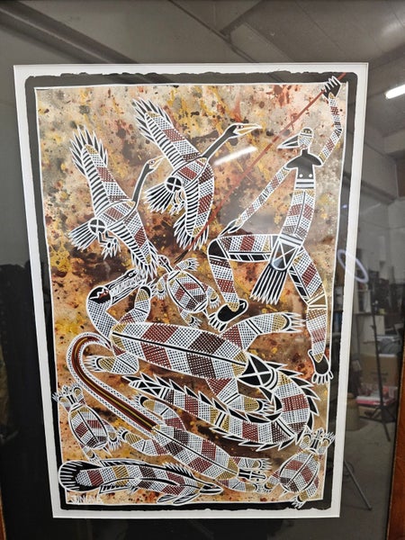 Searching for that statement art piece? Original 'Jungala' Aboriginal Art Piece. Carousel 2