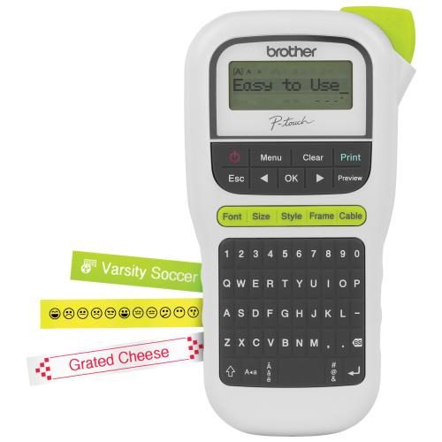 Brother P-touch PTH110W Label Maker - White Durable [PTH110] Carousel 1